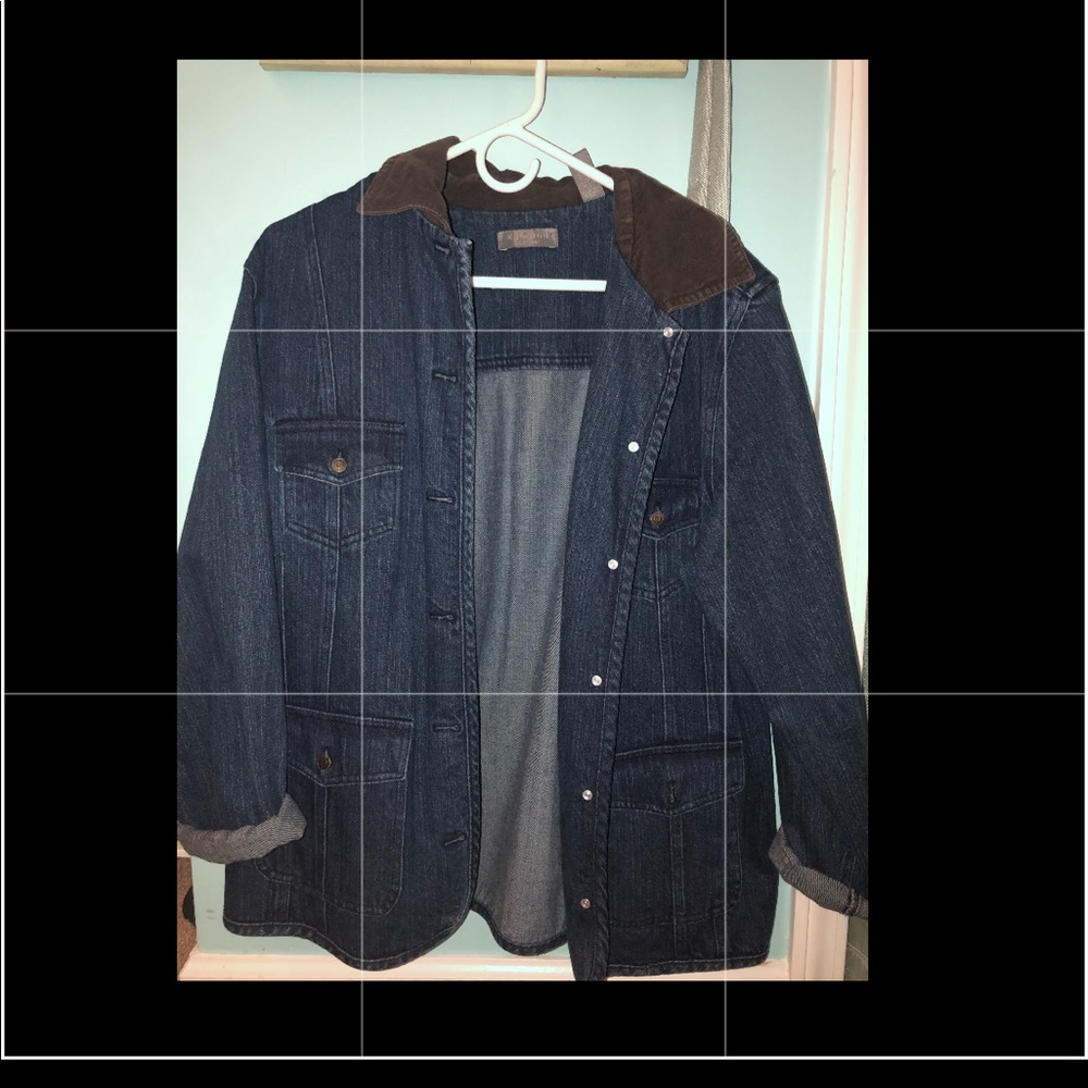 Kate Hill Casual jacket with Brown collar